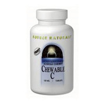 Chewable C Acerola Cherry 250 Tabs by Source Naturals