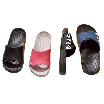 5D動態足弓均壓拖鞋 黑白25