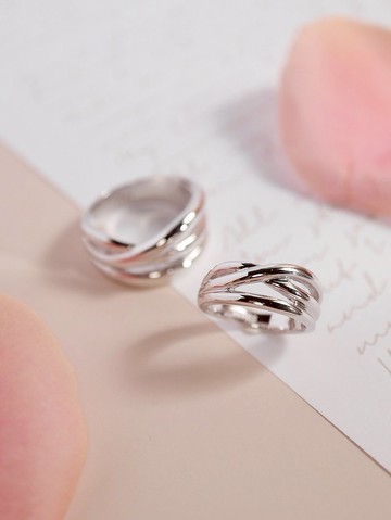 【情人禮物】纏繞。純銀戒指 情侶對戒