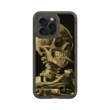 iPhone 15 Pro Max AirX 本質黑 - Van Gogh Museum - Crâne de squelette fumant une cigarette