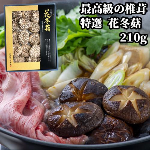 竹田市産 特選 花冬こ 箱入 210g はなどんこ 姫野一郎商店 最高級の椎茸