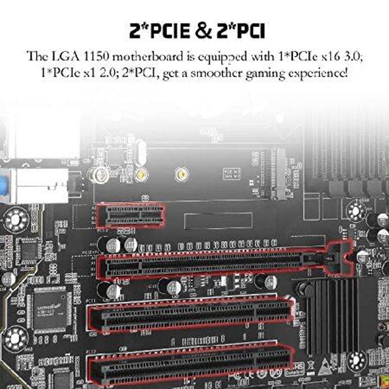 SHANGZHAOYUAN B85M PRO LGA 1150 マザーボード 第4世代 Intel Core i7