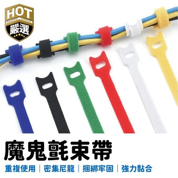 魔鬼氈 束線帶 綁線帶 束帶 理線帶 貓咪魔鬼氈束帶 居家 電線束帶電線收納 紮線帶 耳機線收納 束繩器