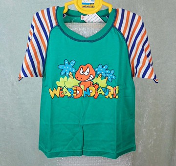 【震撼精品百貨】We Are Dinosaurs Sanrio 恐龍 圓領T 綠 震撼日式精品百貨