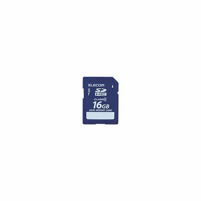 Elecom Mf Fsd016gc4r Sdhcカード データ復旧サービス付 Class4 16gb Sdカード 通販 Lineポイント最大get Lineショッピング