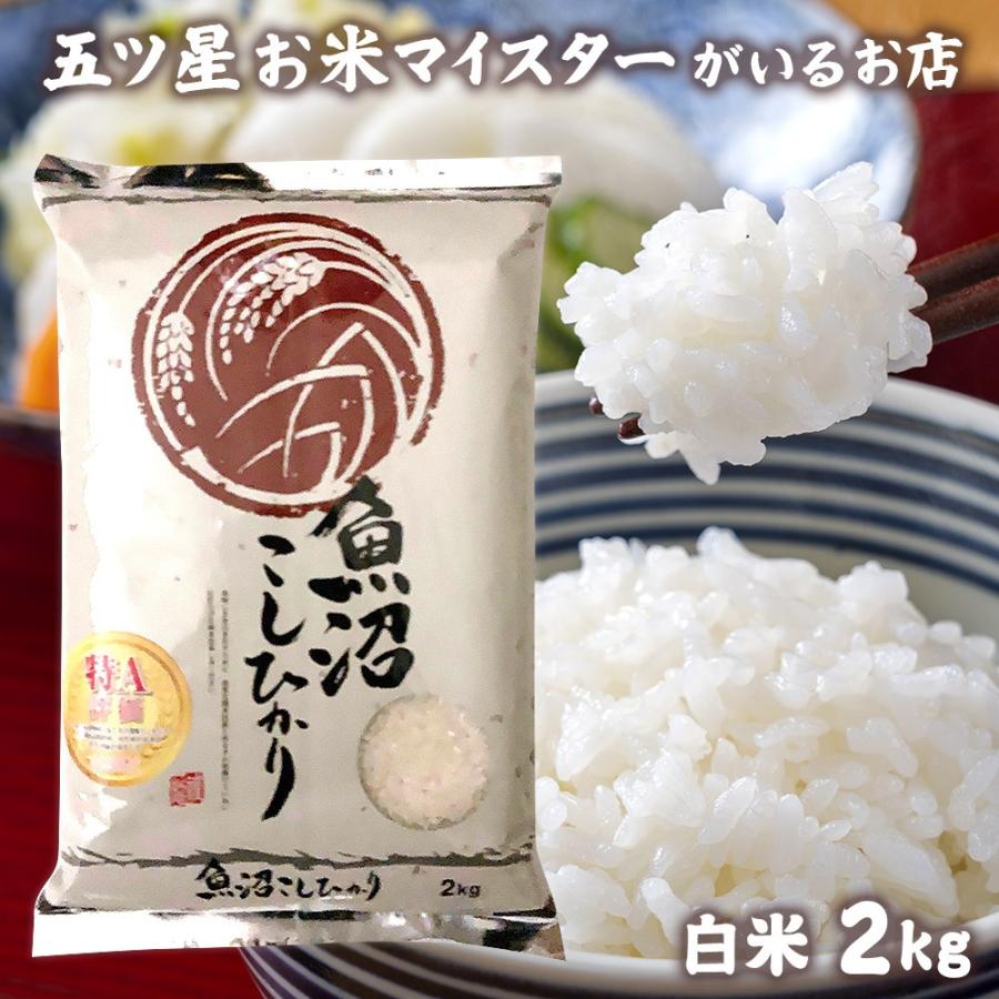 お米 ギフト 米 2kg 新潟県魚沼産こしひかり コシヒカリ 2キロ 新潟県産 令和5年産 新米 食べ物 食品 入学内祝い 引っ越し 挨拶 名入れ プレゼント