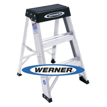 美國 Werner 穩耐 安全鋁梯 150B 鋁合金梯凳 維修保養梯 /組 (出貨後即無法退換貨，請下單確認好尺寸規格)【APP滿額下單4%點數(單一帳號最高1000點)】7/31止
