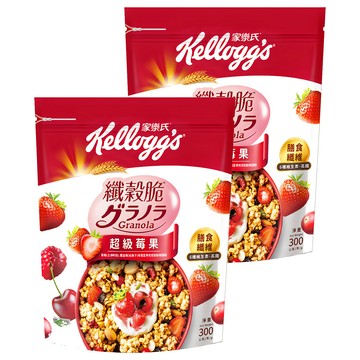 Kellogg's 家樂氏 纖穀脆 超級莓果  300g  2包