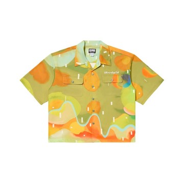 BILLIONAIRE BOYS CLUB LIFEFORM SS WOVEN 短版版型 短袖襯衫