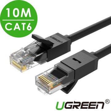 綠聯 CAT6網路線 黑色 10M