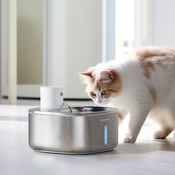 PETWANT 不鏽鋼無線感應飲水機3.2L W4-S1