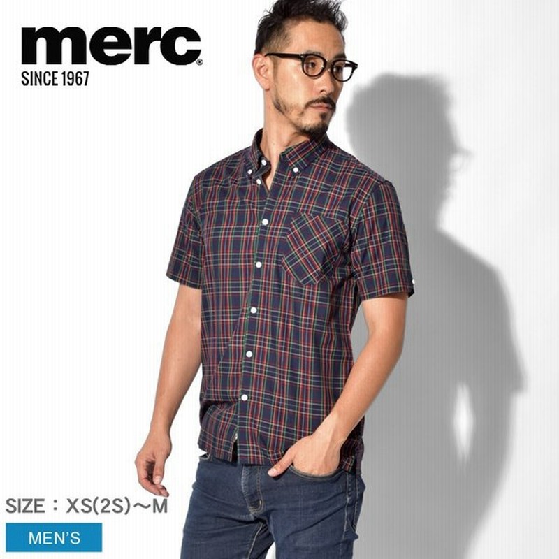 メール便可 メルクロンドン 半袖シャツ メンズ Mack Merc 服 定番 ブランド タータンチェック ブリティッシュ イギリス 英国 夏 父の日 通販 Lineポイント最大0 5 Get Lineショッピング