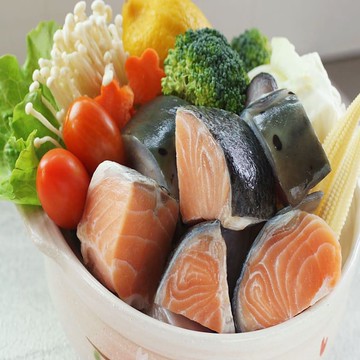 【海之醇】貼心去鰓鮭魚頭丁7包組(350g/包)