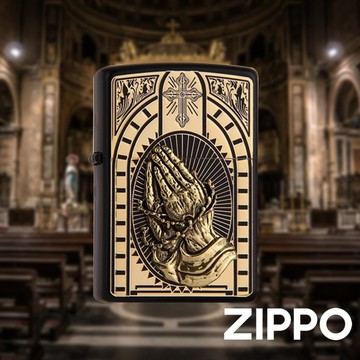 [隔日到貨] ZIPPO 亞洲限定防風打火機 信仰祈禱 ZA-5-16A 霧面 美國製 煤油打火機