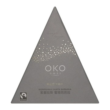 OKO 生態綠 單品即沖咖啡 宏都拉斯聖塔芭芭拉 100%阿拉比卡單一產區公平貿易咖啡豆 -40度急凍封存 冰熱水均可溶解  2.5g  8包  1盒