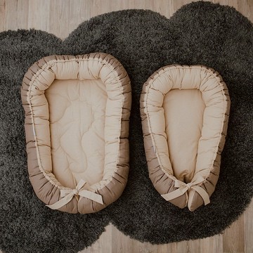 中性性別嬰兒窩床 - 新生兒睡床依偎窩