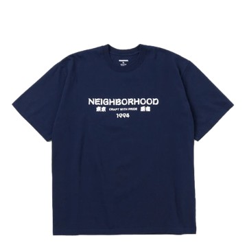 NEIGHBORHOOD 2023AW NH . TEE SS 14 NAVY