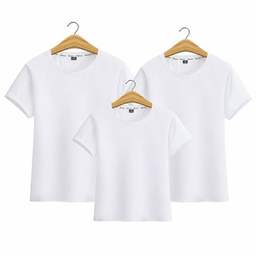 短袖圓領高端上領莫代爾熱升華專用T恤 熱轉印T恤純色空白T恤