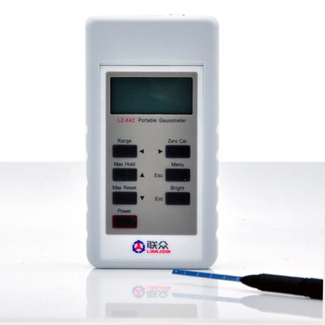 {可打統編 保固一年}聯眾LZ-643高斯計LZ-642特斯拉計便攜手持數字式磁通計交直流兩用