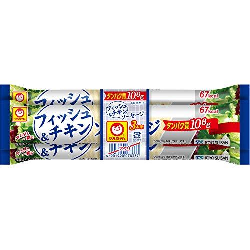 マルちゃん フィッシュ＆チキンソーセージ ３本束（70g×3本） 210g ×15個