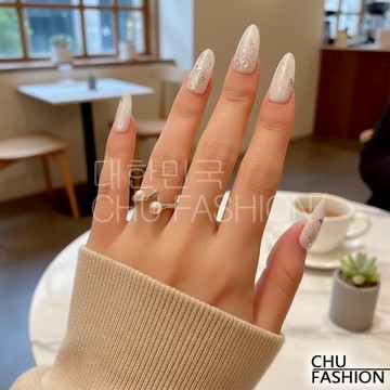 【CHU】韓國直輸 銀鍊雙珍珠戒指 韓系優雅細緻款