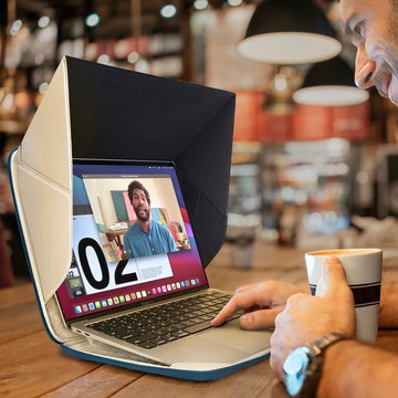 COZI-防窺 遮陽擋光 耐衝擊 支架電腦包 筆電包-13~16吋輕薄筆電