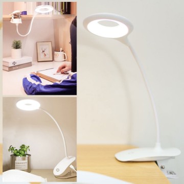 EZlife 充電式智能觸摸調光夾燈