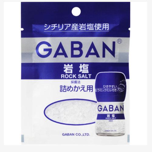 (GABAN　ギャバン ミル付き岩塩詰め替え用袋（35g）×10個×2セット