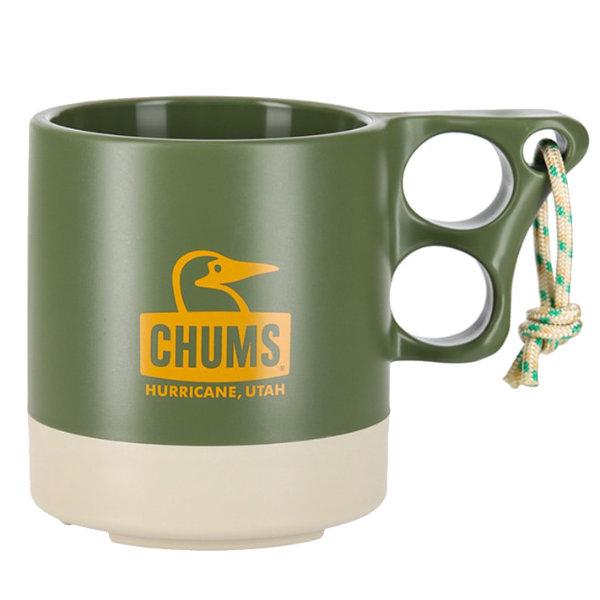 CHUMS Camper Mug Cup Olive-Gray マグカップ カップ アウトドア用マグカップ コップ CH62-1244