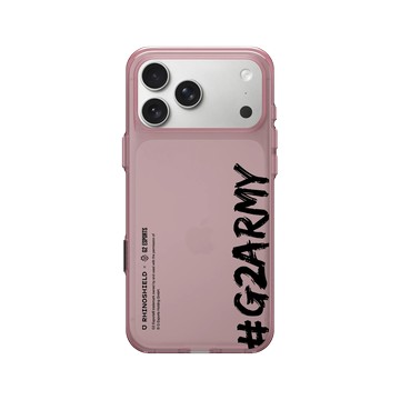iPhone 17 Pro Max Clear (相機按鈕) 晶醺玫 - G2 Esports - #G2ARMY - Big