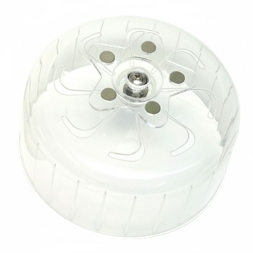 Petzone 磁吸懸掛式改良風車倉鼠滾輪 22cm  1個  透明