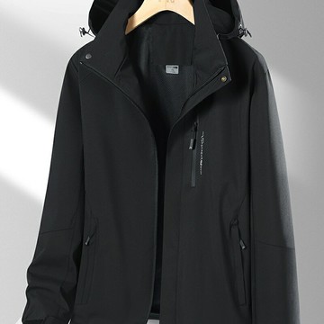 【巴黎精品】現貨+預購 衝鋒衣防風夾克-防水透氣戶外連帽男女外套9色a1eo32