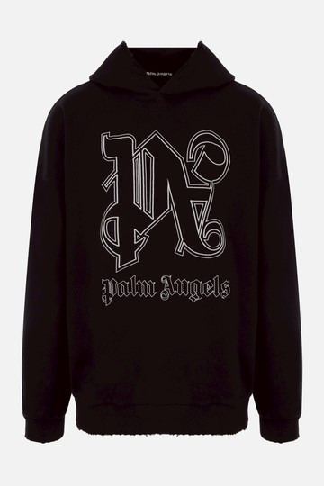 PALM ANGELS PA Monogram Statement jersey hoodie Man