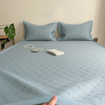 夏天冰豆豆涼席三件套床單席空調軟席可水洗2025新款單人夏涼墊子