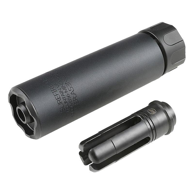 5KU SF SOCOM556 MINI2 4-Prongフラッシュハイダーセット (14mm逆ネジ) BK