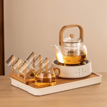 電陶爐煮茶器套裝家用泡茶辦公室小型煮茶壺玻璃燒水茶壺蒸煮茶器
