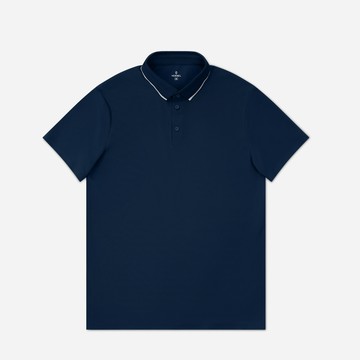 Performance Piqué Polo 藍