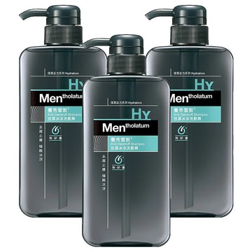 MENTHOLATUM 曼秀雷敦 抗屑冰涼洗髮精 薄荷 + 柑橘  550ml  3瓶
