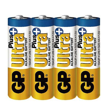 【超霸GP】3號(AA)PLUS+ULTRA超特強 鹼性電池4粒裝(1.5V鹼性電池)