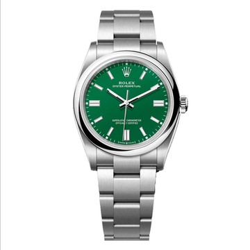 ROLEX 最新款勞力士  經典勞力士綠面 126000 恆動OP系列 36mm