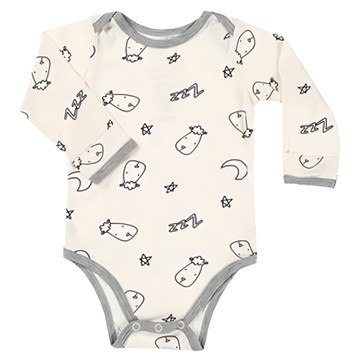 baa baa sheepz 抱抱羊 長袖包屁衣 95%竹纖維  18~24個月  甜夢黃