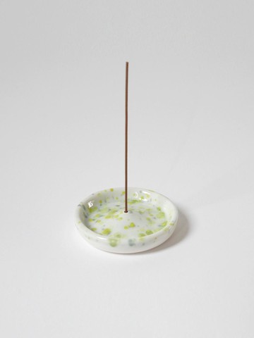 Circle Glass Crystal Incense Holder