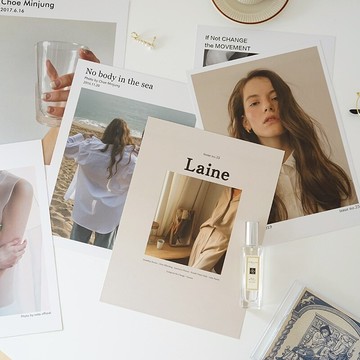 元氣角落 ins大牌雜志卡片歐美風格拍照道具素材墻面裝飾海報墻貼