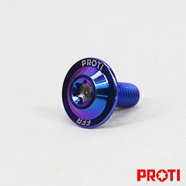 【台南新發車業】 PROTI  M6 正鈦 車牌螺絲 PROTI車牌螺絲 PROTI大牌螺絲 頭型牌照螺絲 防燙蓋