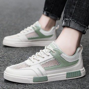 47碼板鞋男2025夏季新款網鞋45透氣薄款46大碼網面鏤空運動休閑鞋