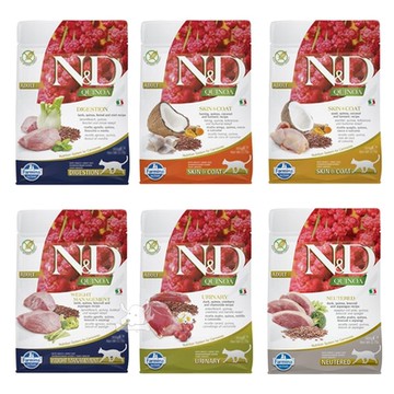 Farmina法米納 藜麥無穀機能貓糧-300g 2包 成貓糧 貓飼料 貓糧 全齡貓