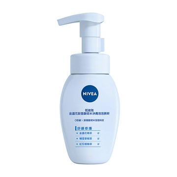 NIVEA 妮維雅 金盞花胺基酸微米淨膚泡泡慕斯 舒緩修護  180ml  1瓶