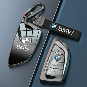 BMW鑰匙殼 寶馬 5系鑰匙套男士3系325刀鋒五系530三系7車x5殼x3包x1i3 鑰匙殼 遙控器 鋅合金鑰匙殼