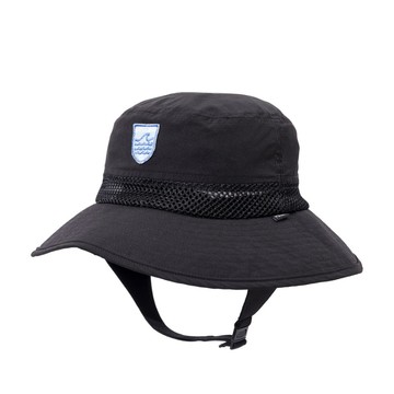 日本限定 POLER 2WAY SURF HAT 兩用漁夫帽附扣帶 / 黑色