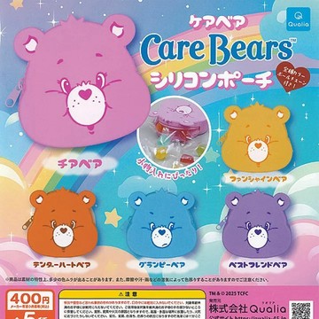 ✿AREA.TOY✿扭蛋-CARE BEARS矽膠小物包